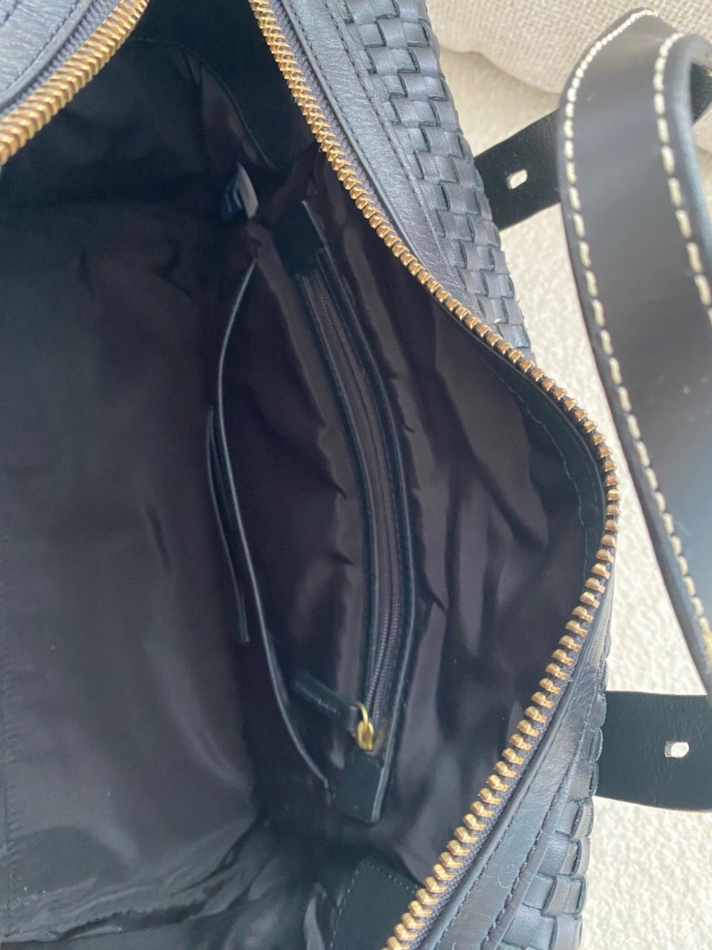 Cole Haan woven leather bag - Picture 5 of 9